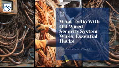 What to do with an old security systems