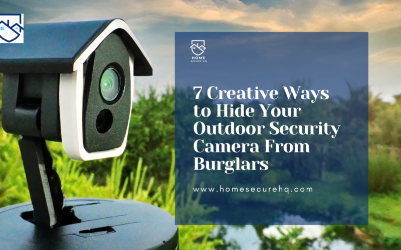 HIDE YOUR OUTDOOR SECURITY CAMERA