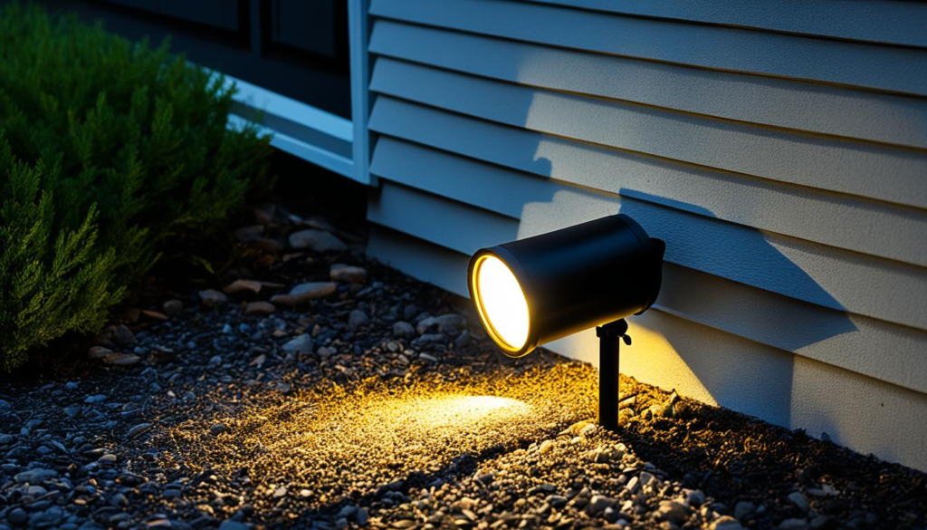 A Plug-In Outdoor Spotlight