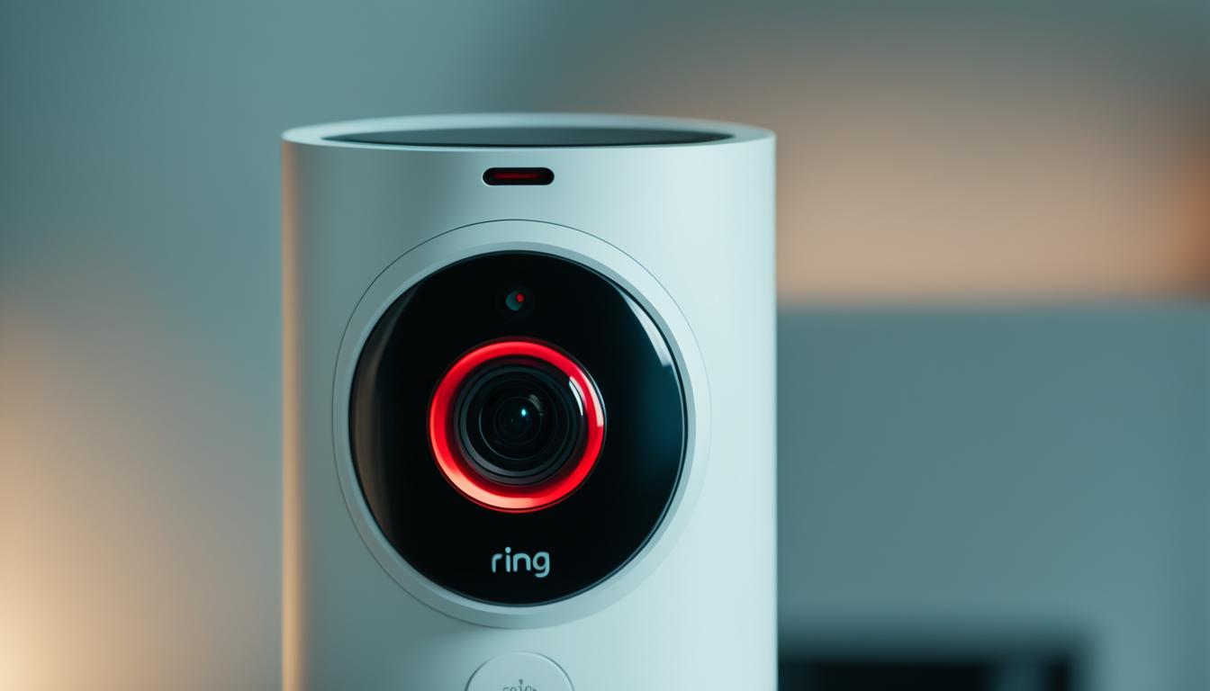 ring indoor camera red light