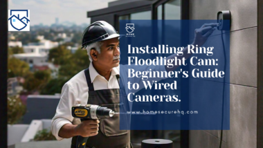 installing a ring floodlight camera