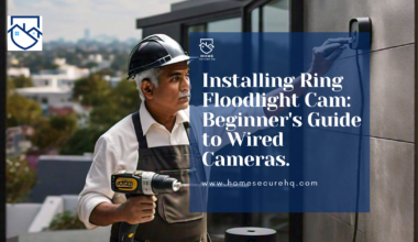 installing a ring floodlight camera