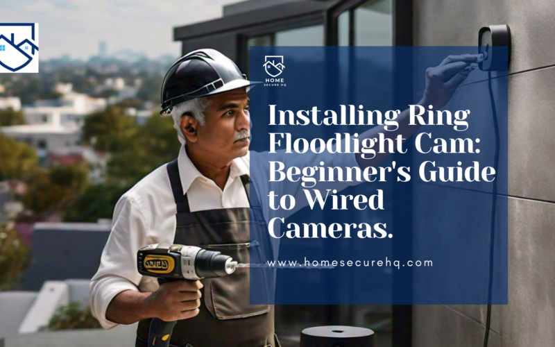 installing a ring floodlight camera