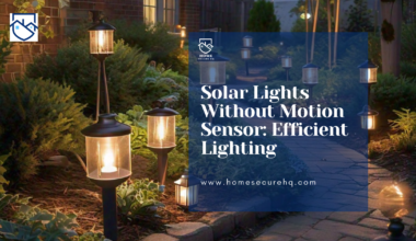 Solar Lights Without Motion Sensor